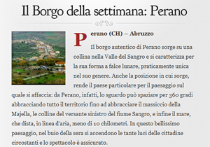 Il borgo della settimana: PERANO